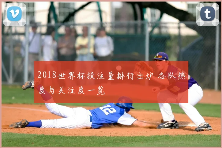 2018世界杯投注量排行出炉 各队热度与关注度一览